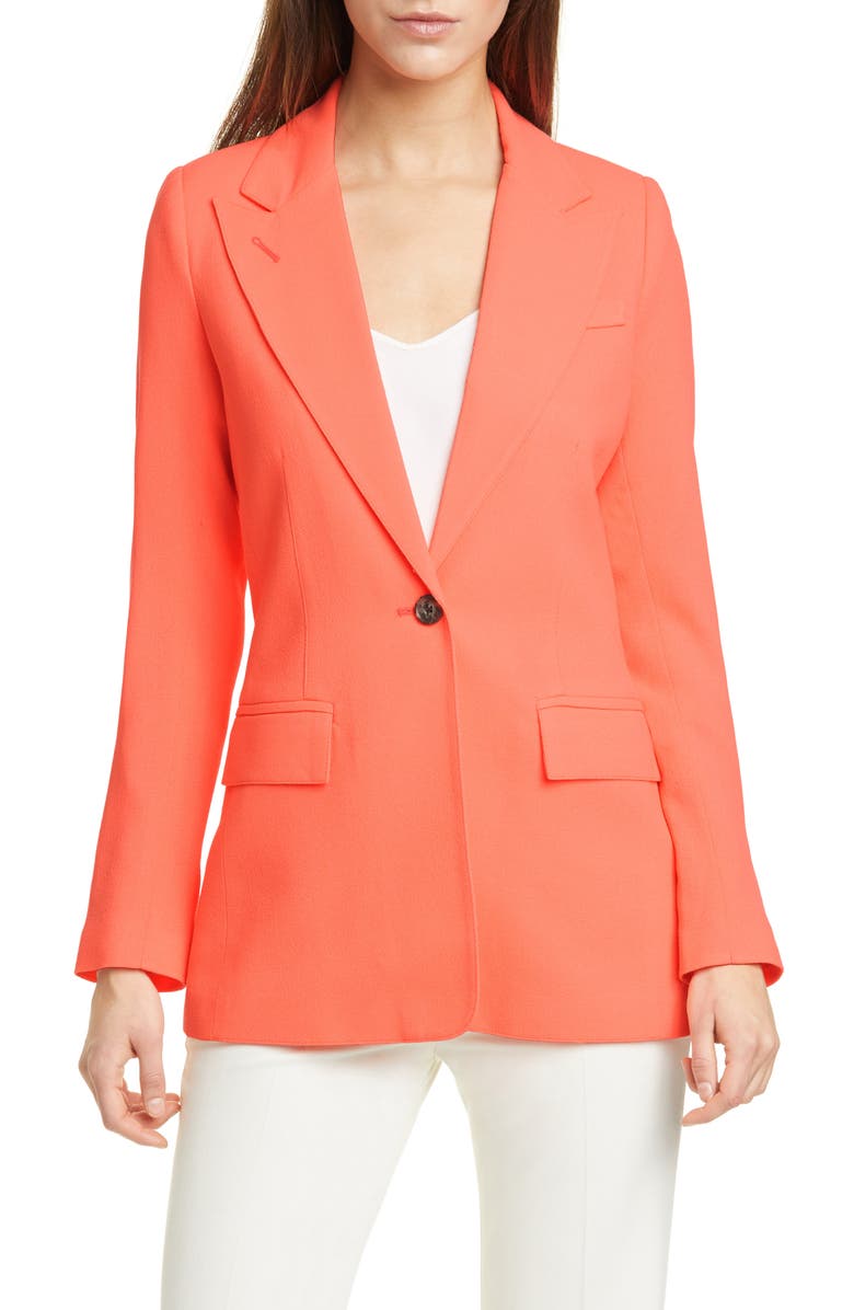 Smythe Wool Crepe Blazer, Main, color,