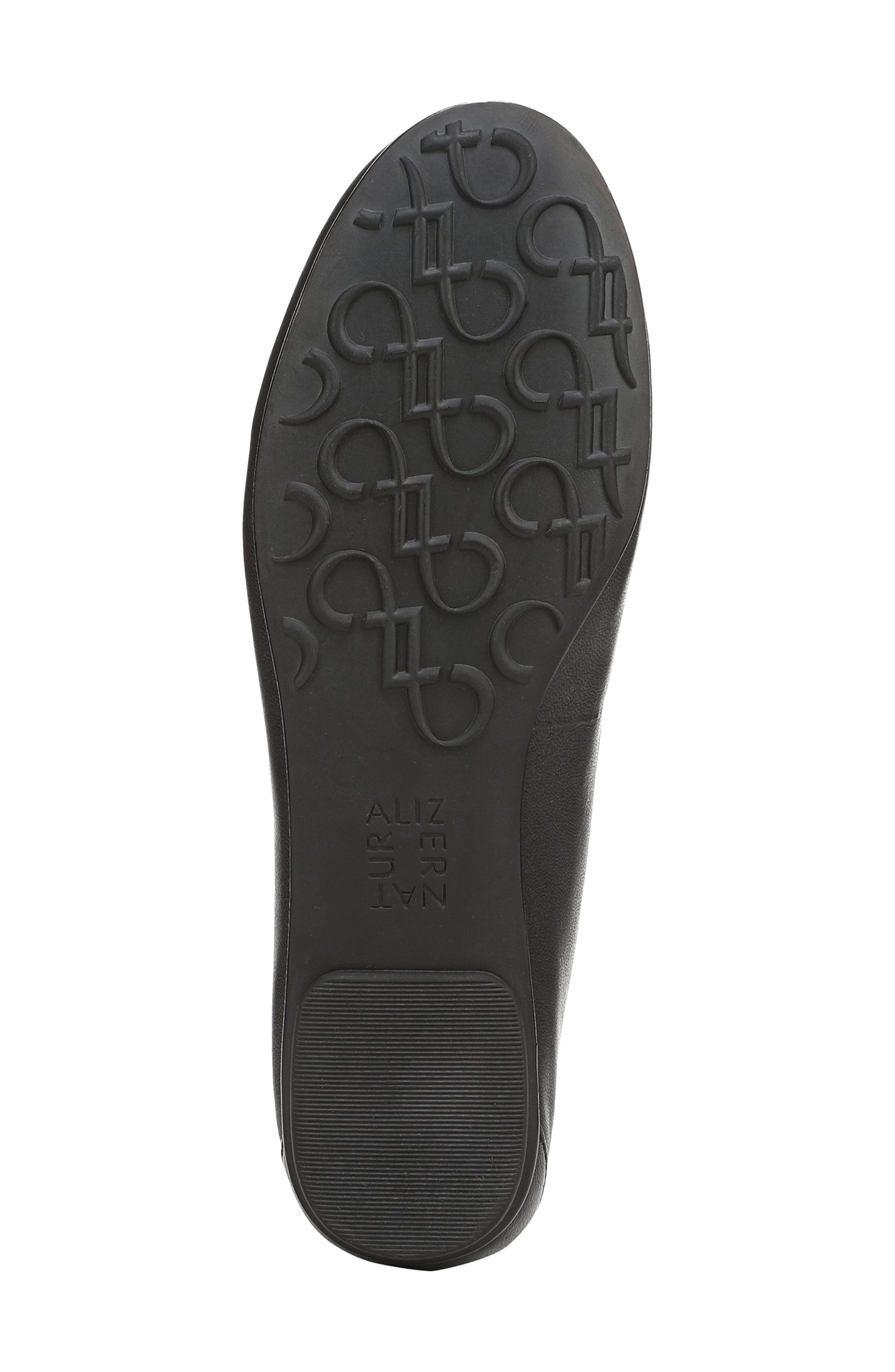 Naturalizer Ava Ballet Flat, Alternate, color, Black Leather