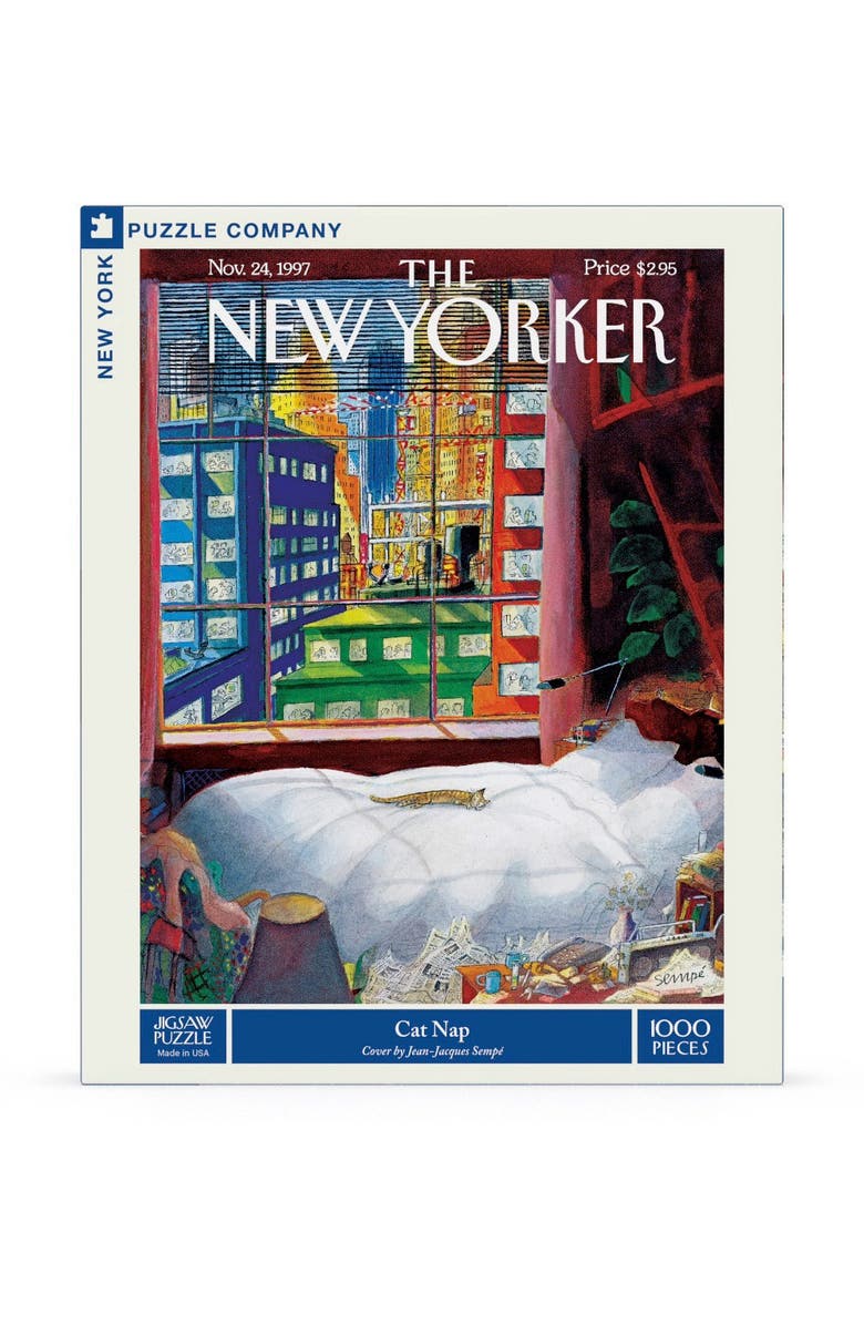 NEW YORK PUZZLE COMPANY Cat Nap 1000 Piece Puzzle, Main, color, NO COLOR