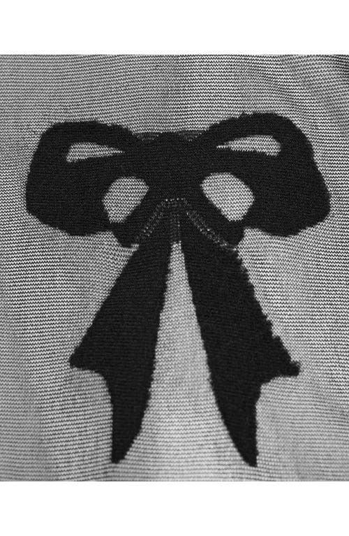 Mango X Kaia Gerber Bow Tights In Brown