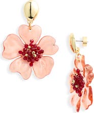 Nordstrom Floral Acetate Drop Earrings