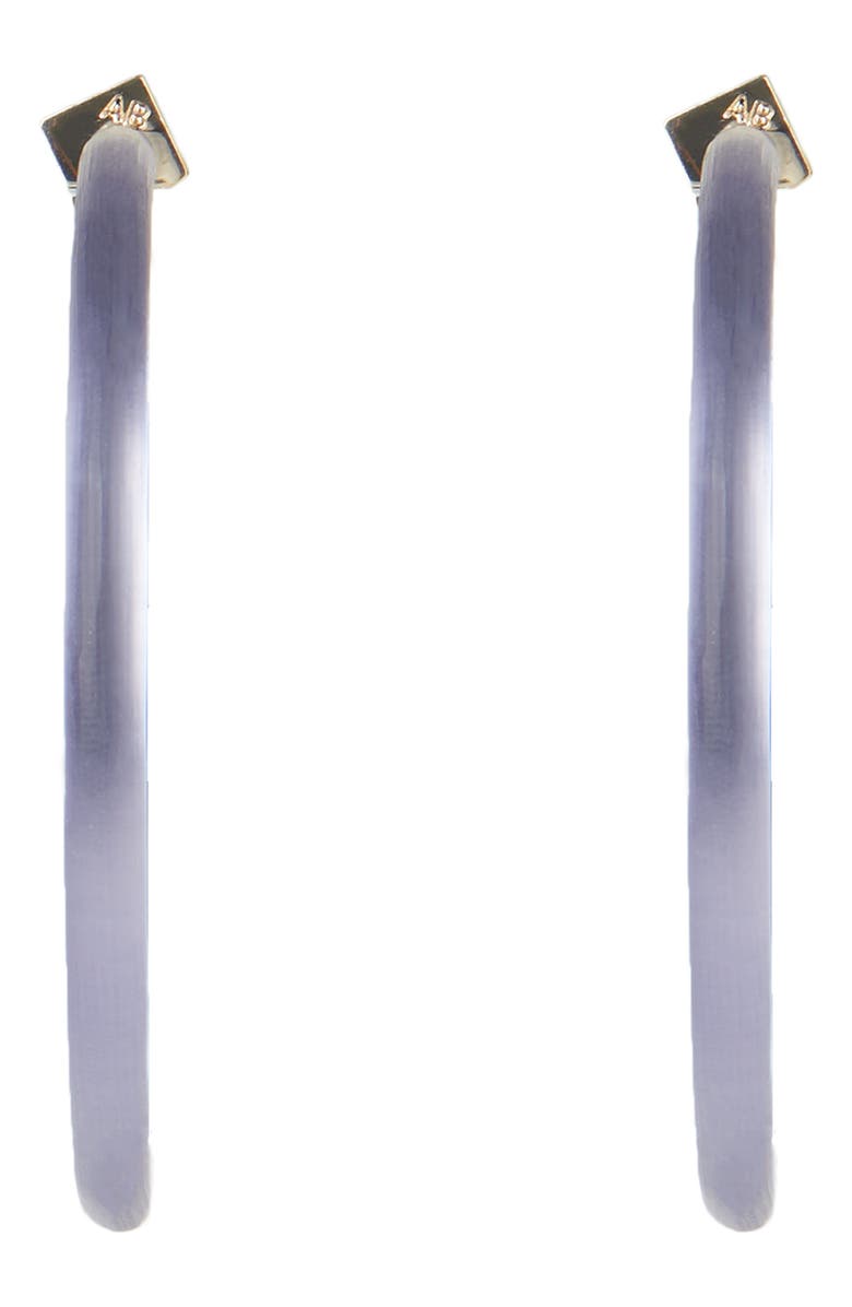 Alexis Bittar Large Skinny Hoop Earrings, Alternate, color, 