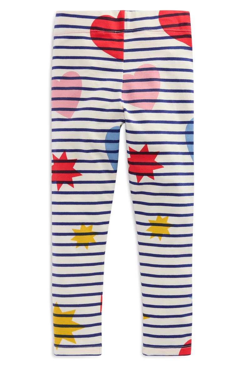 Kids' Fun Print Leggings, Alternate, color, STRIPE SHAPES