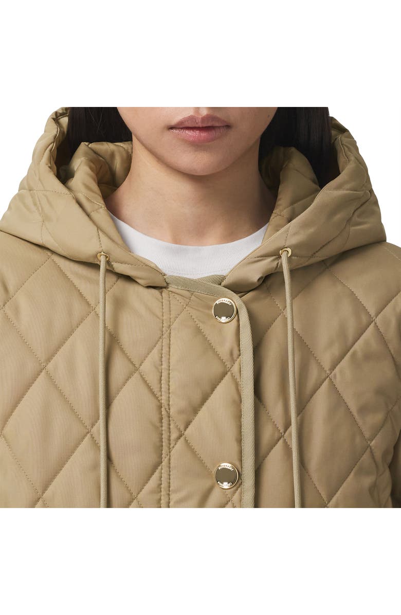 Burberry Roxby Thermoregulated Quilted Coat, Alternate, color, 