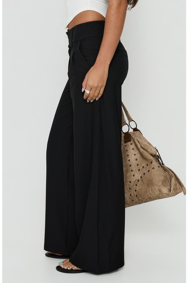 Loved Up Low Rise Baggy Pants, Alternate, color, BLACK