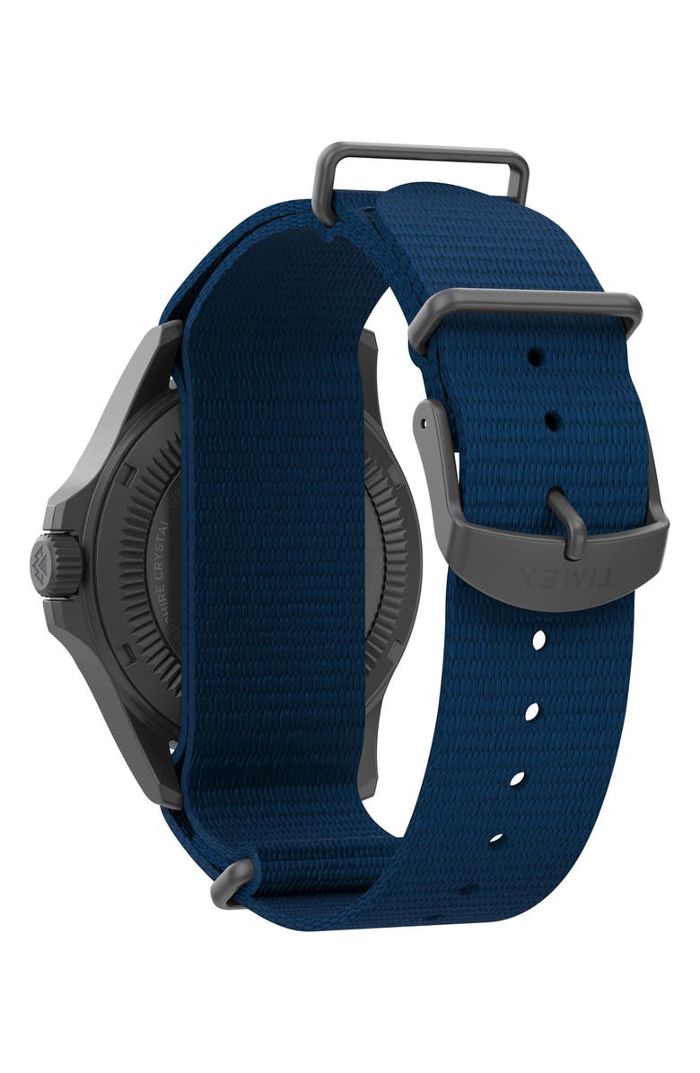 Timex<sup>®</sup> Expedition<sup>®</sup> North Field Post Solar Webbing Strap Watch, Alternate, color, Blue