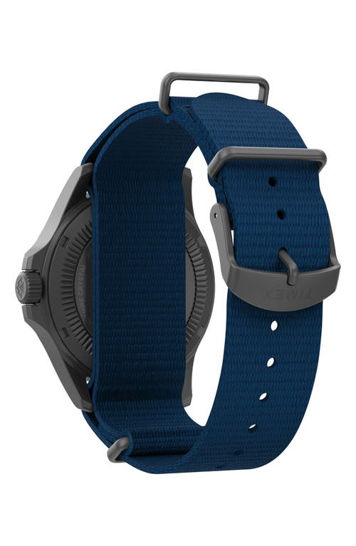 Timex ® Expedition® North Field Post Solar Webbing Strap Watch In Blue