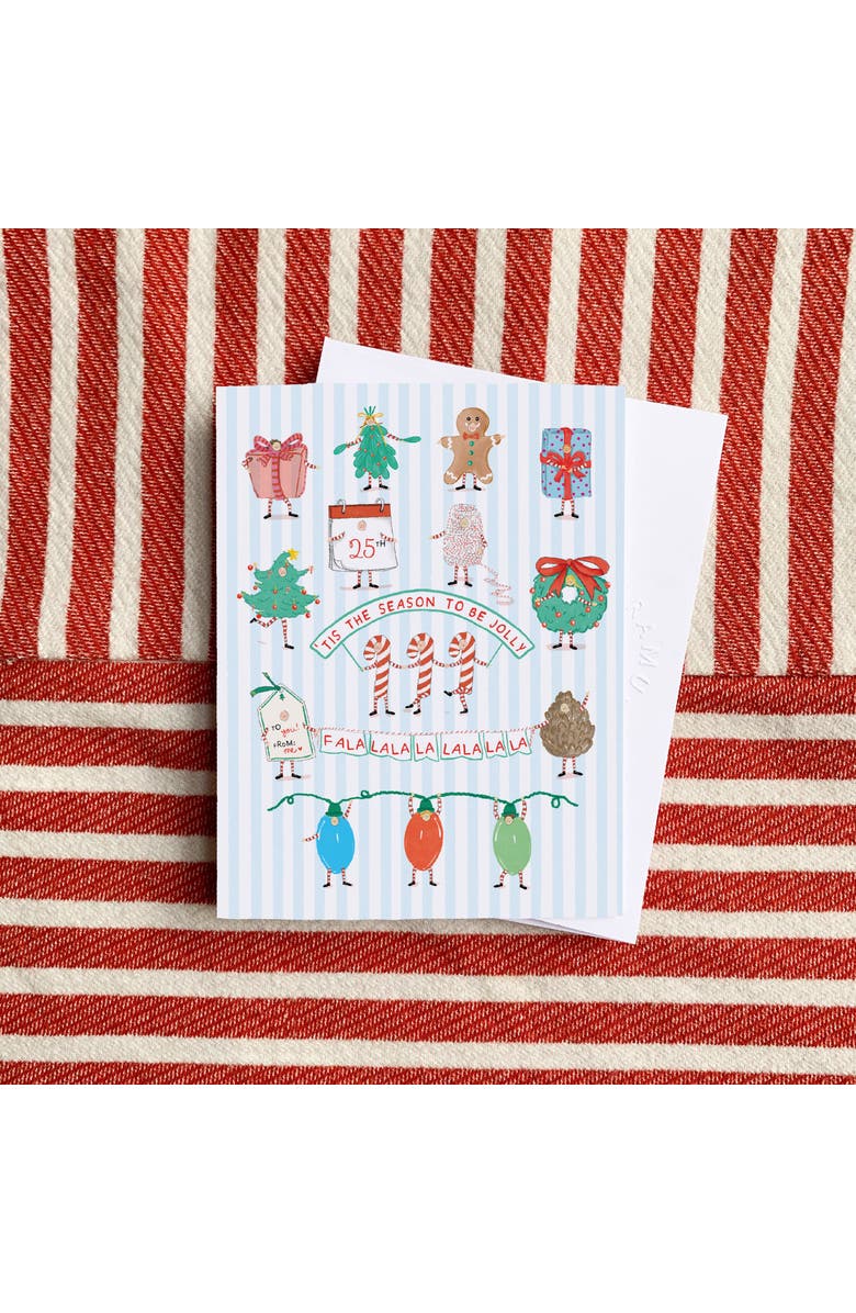 Ramus & Co Jolly People Winter/Holiday/Christmas Greeting Card Pack Sets, Alternate, color, Multi-Pack