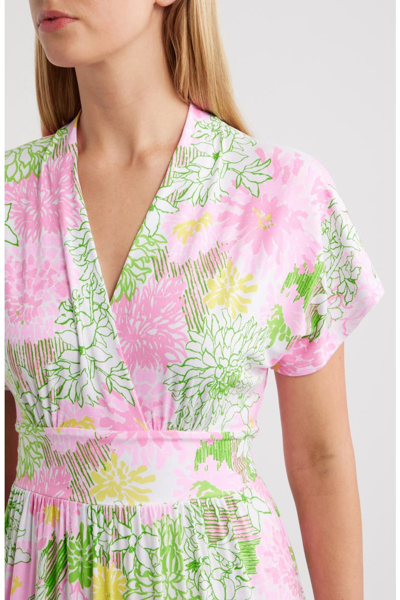 Keenan Floral Print Maxi Dress, Alternate, color, RESORT WHITE