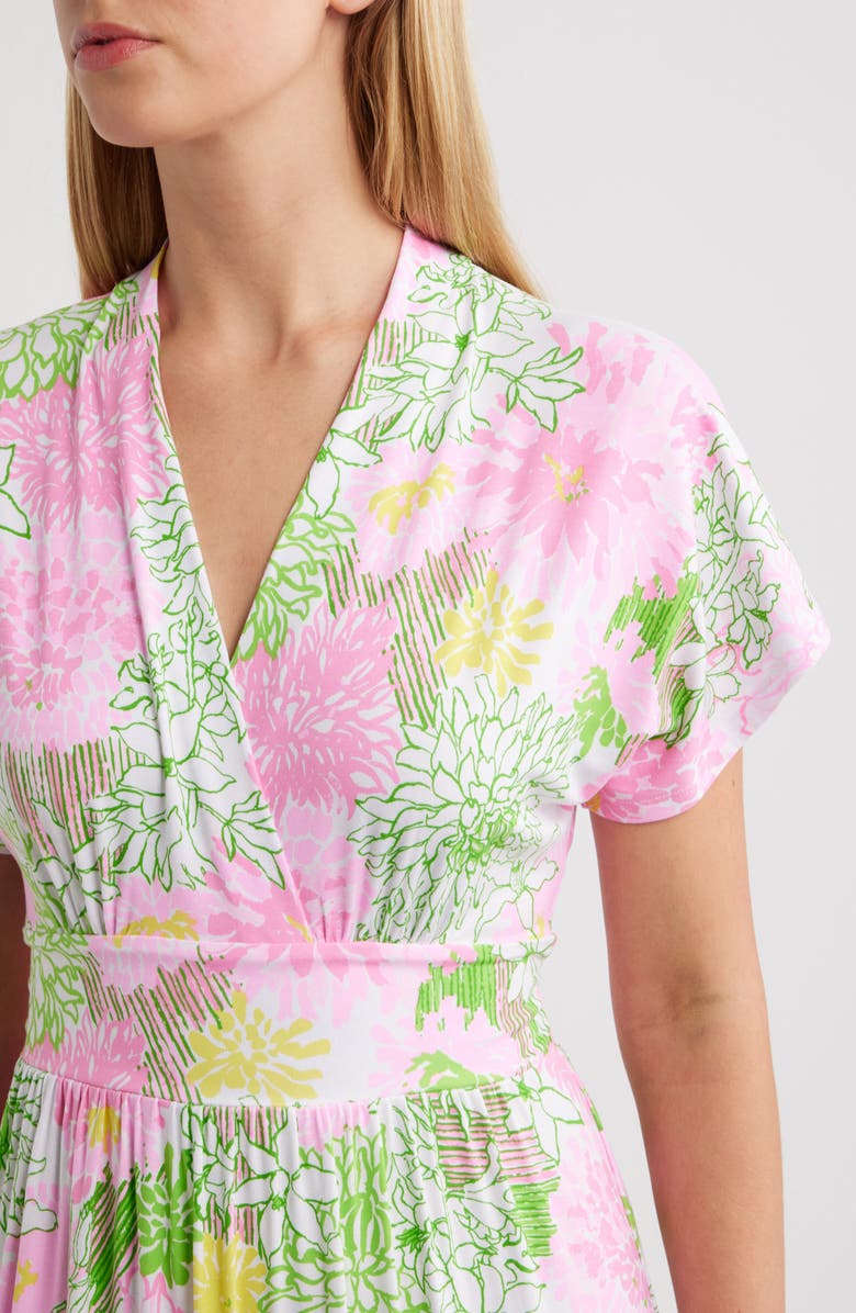 Lilly Pulitzer<sup>®</sup> Keenan Floral Print Maxi Dress, Alternate, color, Resort White