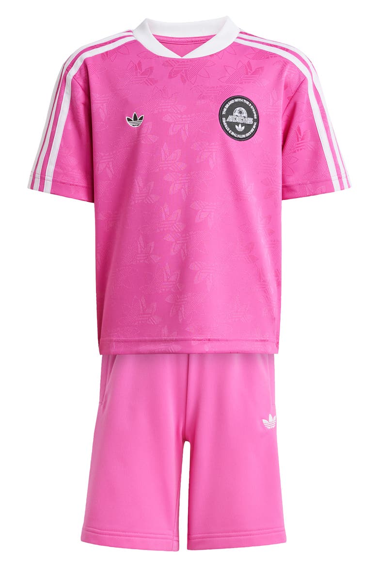 Kids' Sport Jersey & Shorts Set, Main, color, SEMI LUCID FUCHSIA