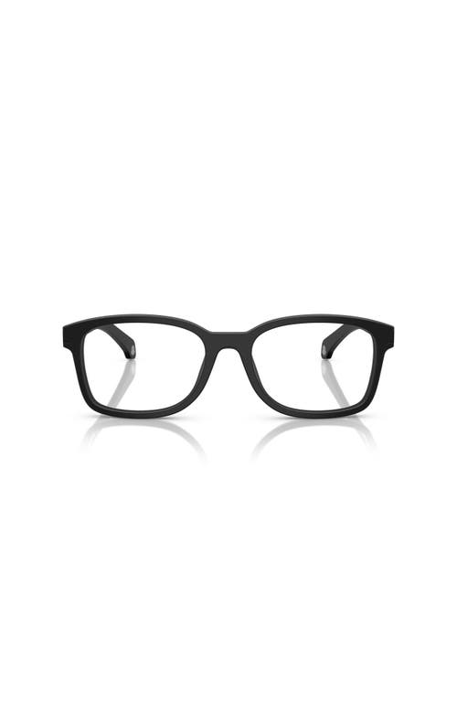 Moncler 56mm Rectangle Optical Glasses In Brown