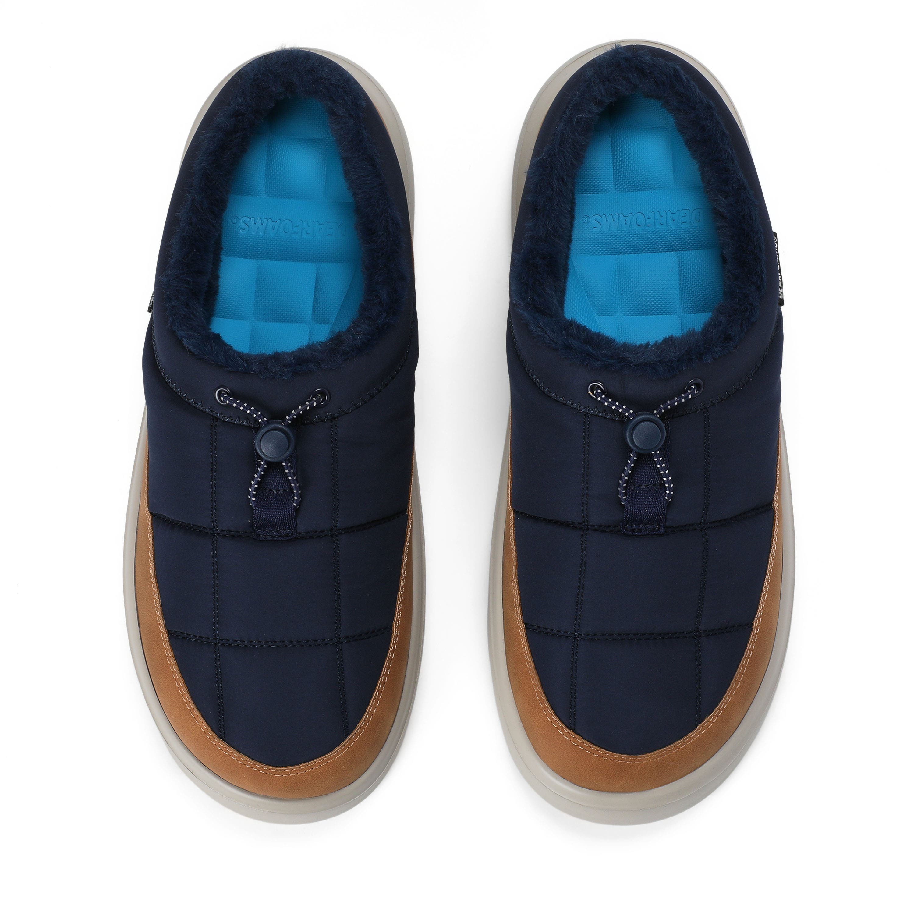 MarshMELLOW Warmth-lined Water Repellent Clog, Alternate, color, NAVY