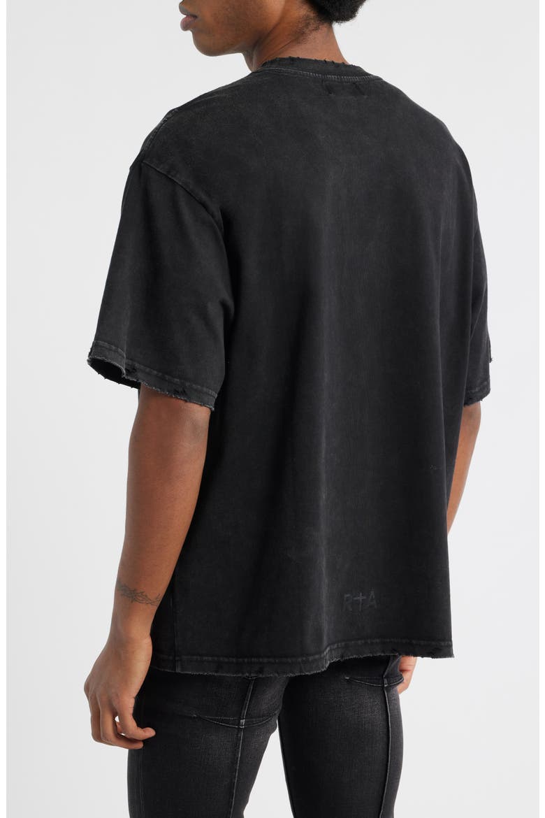 Colin Cyber Sigilism Oversize Graphic T-Shirt, Alternate, color, BLACK CYBER SIGILISM