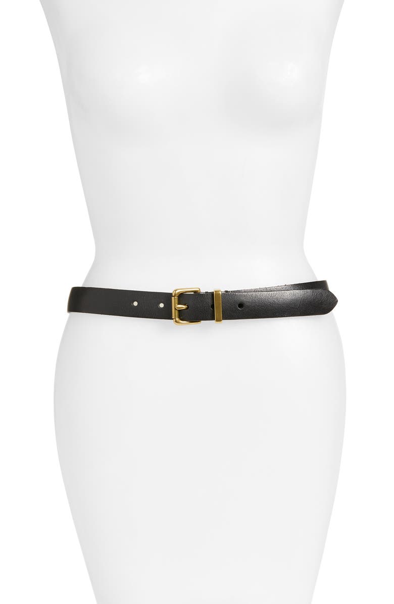 Frye Leather Belt, Main, color,