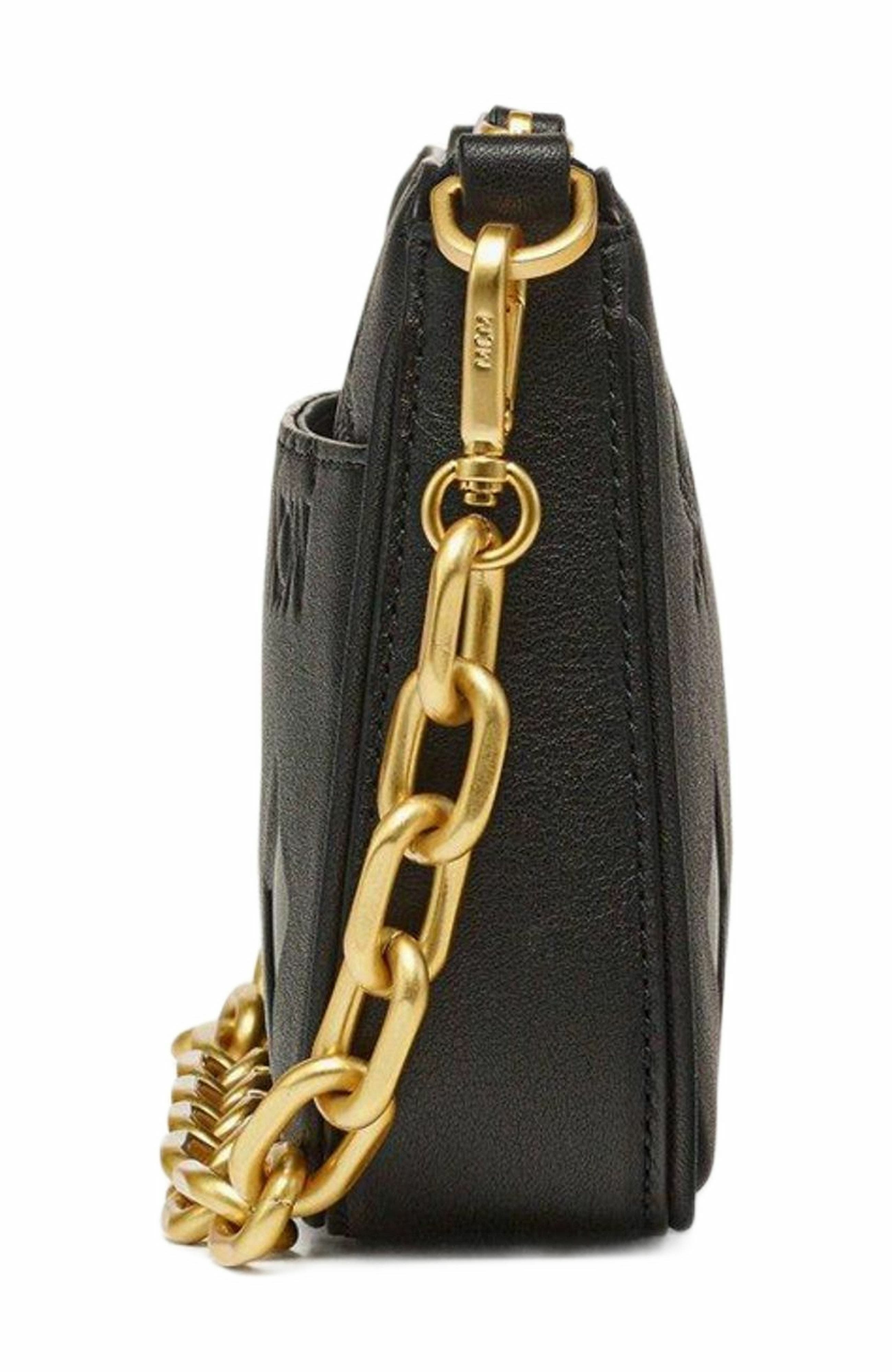 MCM Aren Chain Crossbody in Maxi Monogram Leather, Alternate, color, 