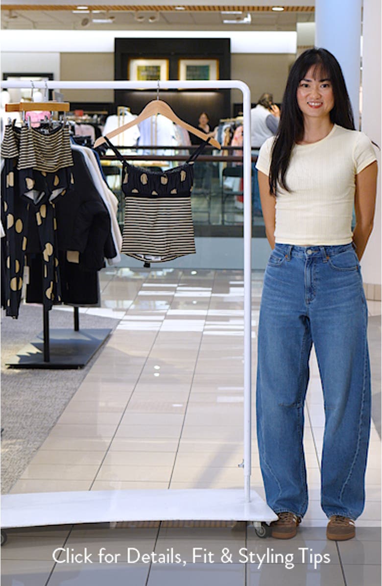 Polka Dot & Stripe Crop Top, sales video thumbnail