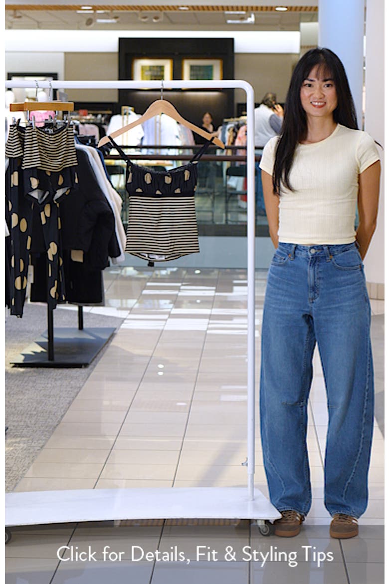 Polka Dot & Stripe Crop Top video