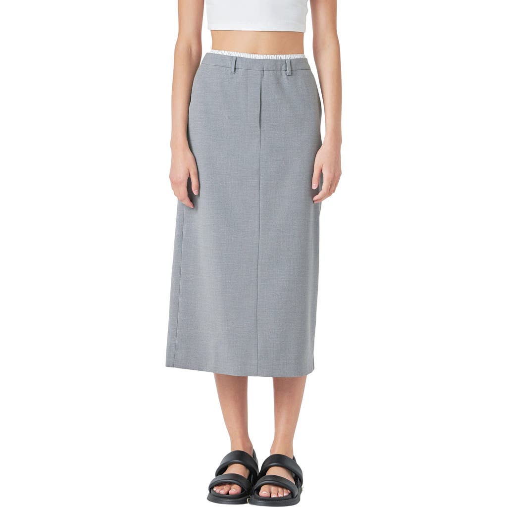 Grey Lab Boxer Waist Skirt  product