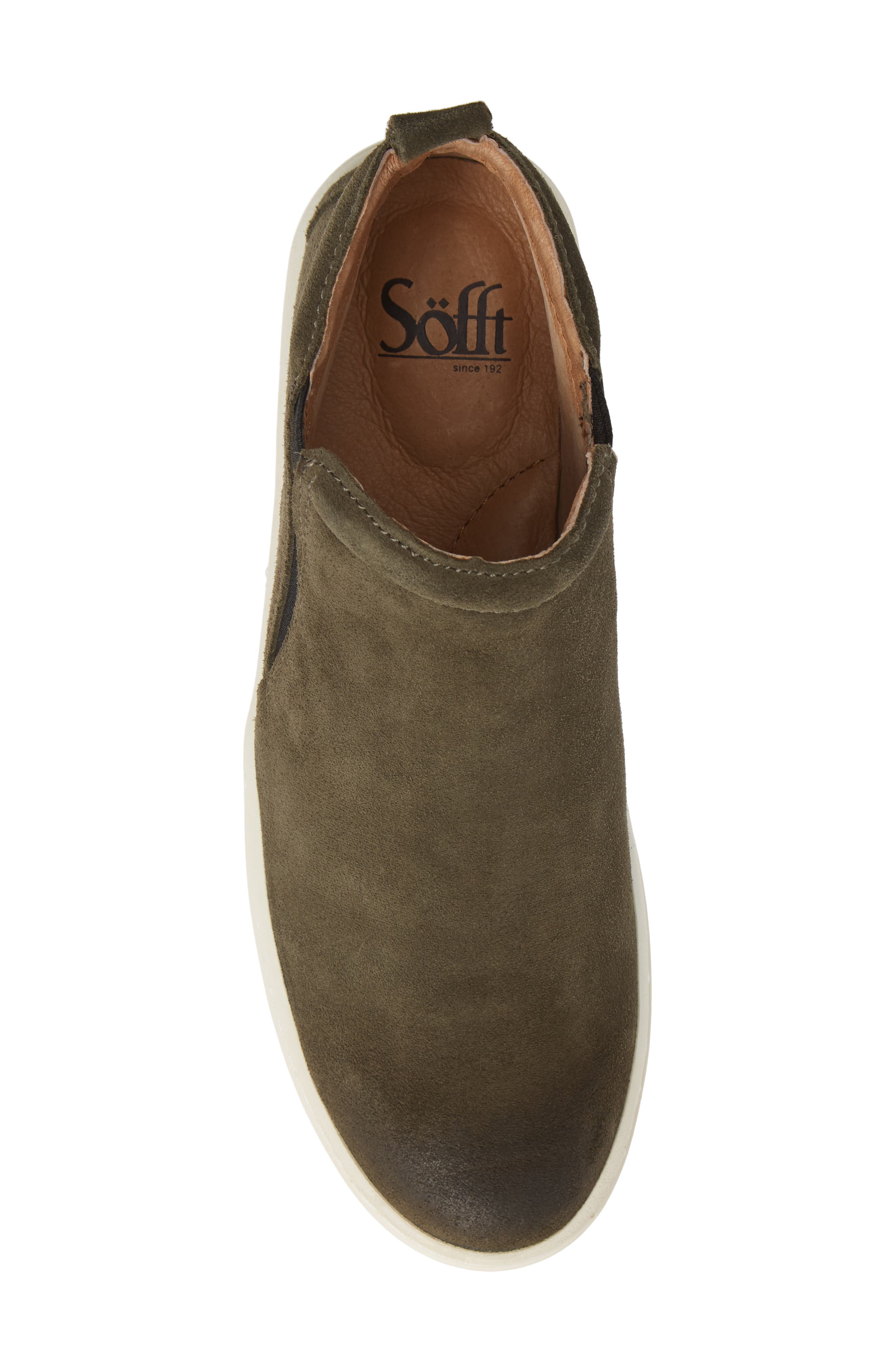 Britton II Waterproof Sneaker Bootie, Alternate, color, ARMY GREEN SUEDE