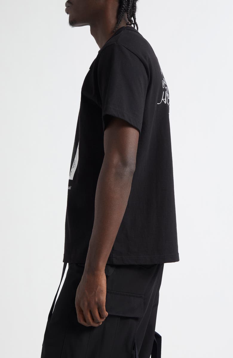Sacai James Dean Cotton Graphic T-Shirt, Alternate, color, 