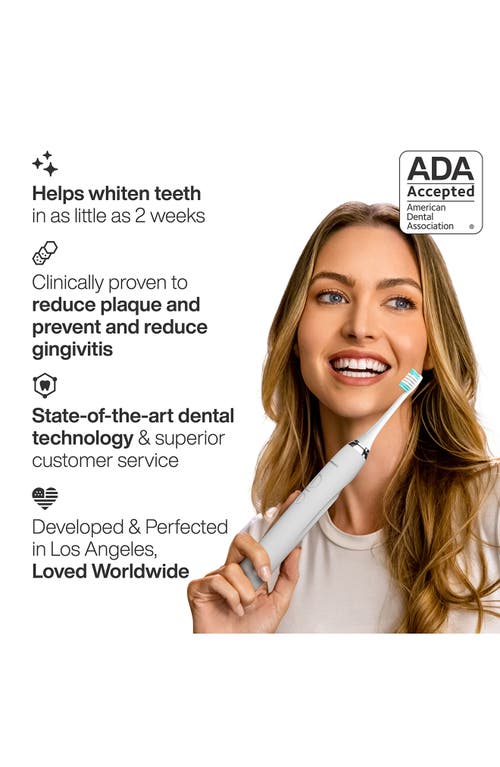 Aquasonic Vibe Series Ultra-whitening Toothbrush & Aqua Flosser Set In White