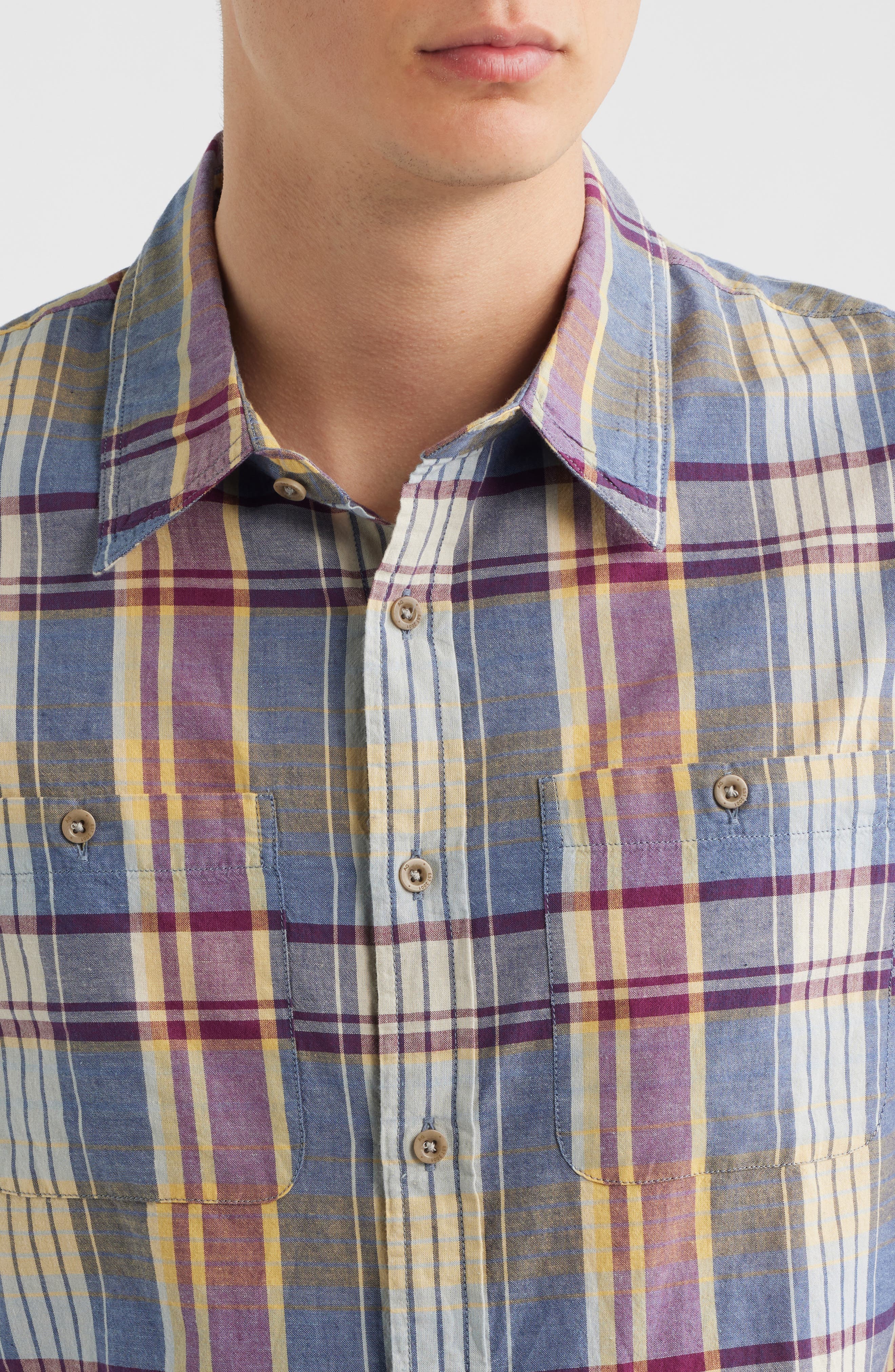 Wayne Plaid Button-Up Work Shirt - image 2