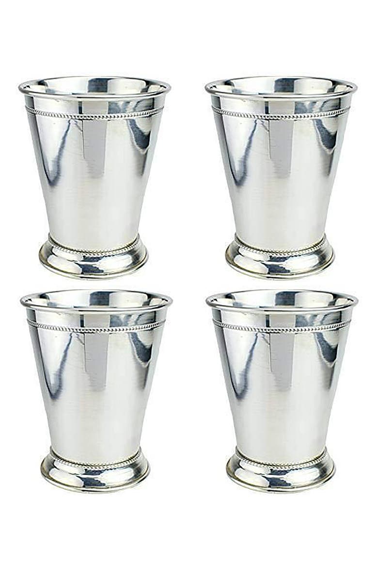 Silver Julep Cup - Set of 4, Alternate, color, Silver