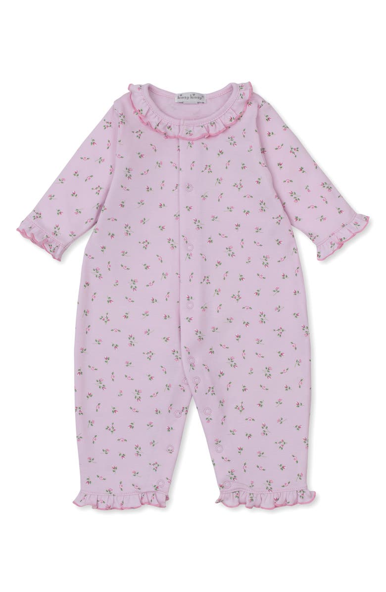 Kissy Kissy Print Coveralls, Main, color, Pink