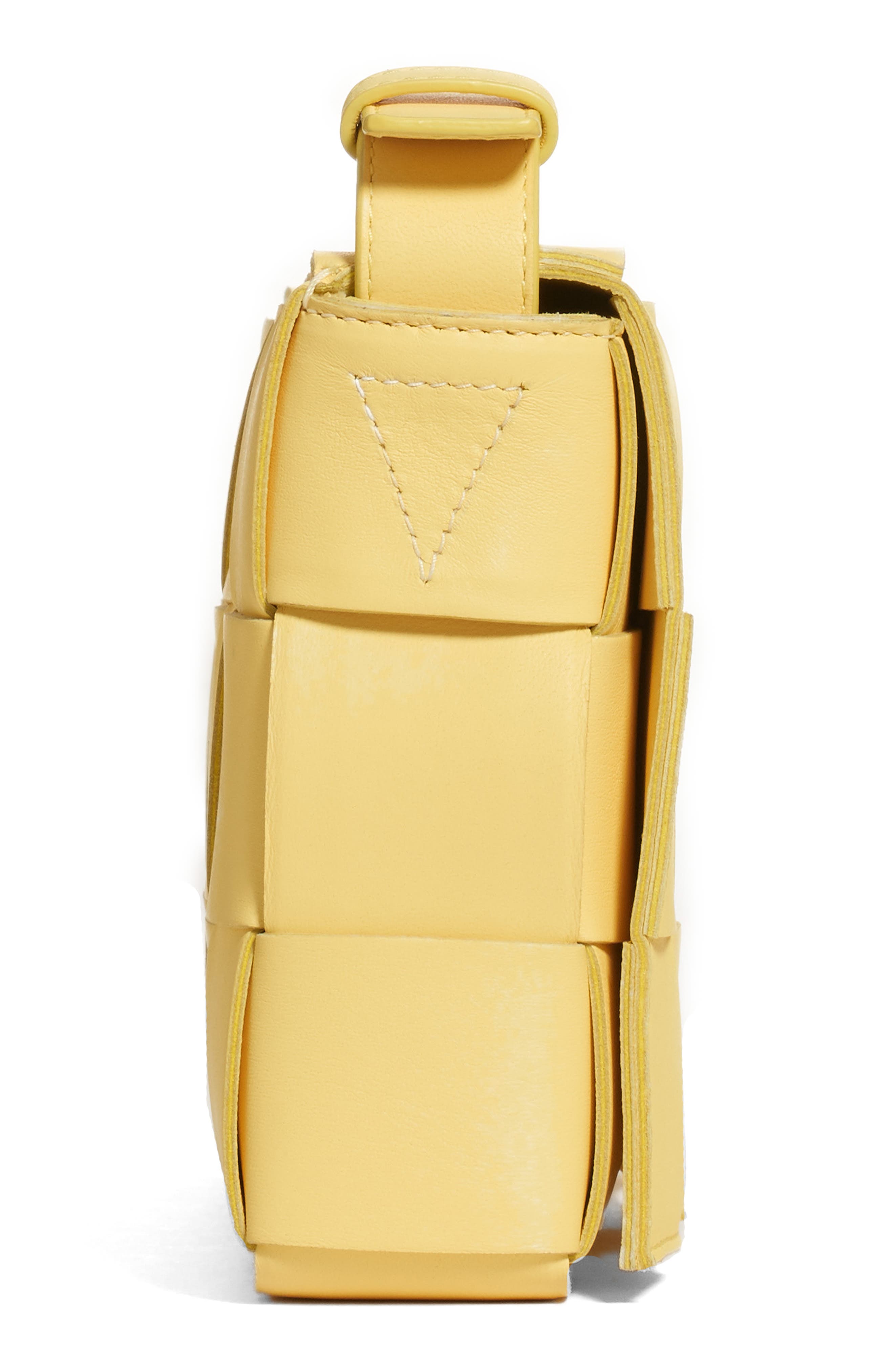 Bottega Veneta Intrecciato Leather Crossbody Bag, Alternate, color, Sherbert