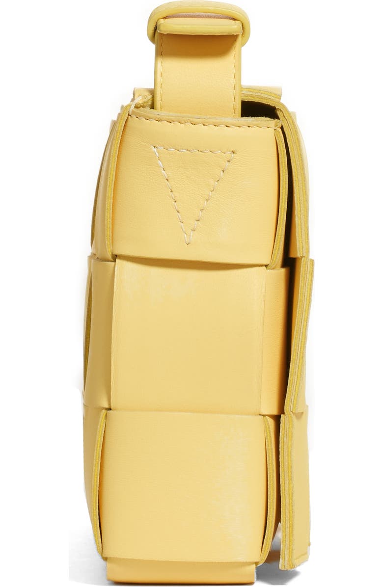 Bottega Veneta Intrecciato Leather Crossbody Bag, Alternate, color, Sherbert