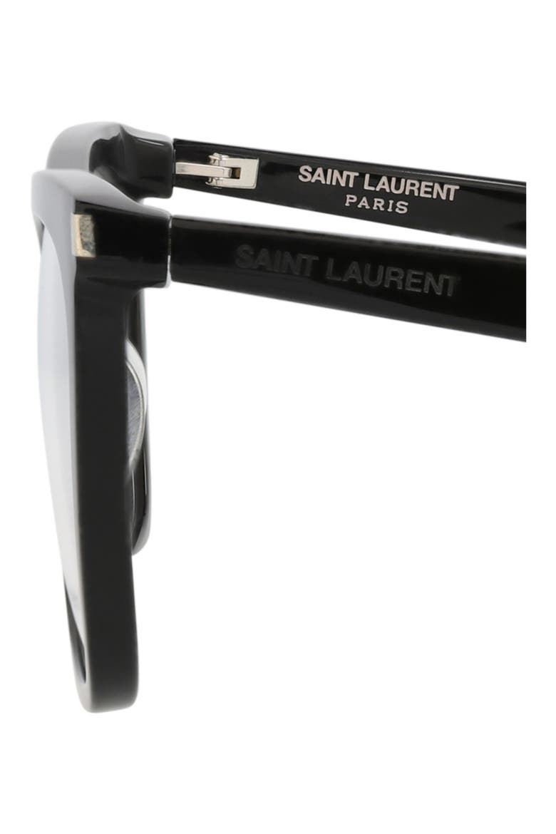 56mm Square Optical Frames, Alternate, color, BLACK BLACK TRANSPARENT