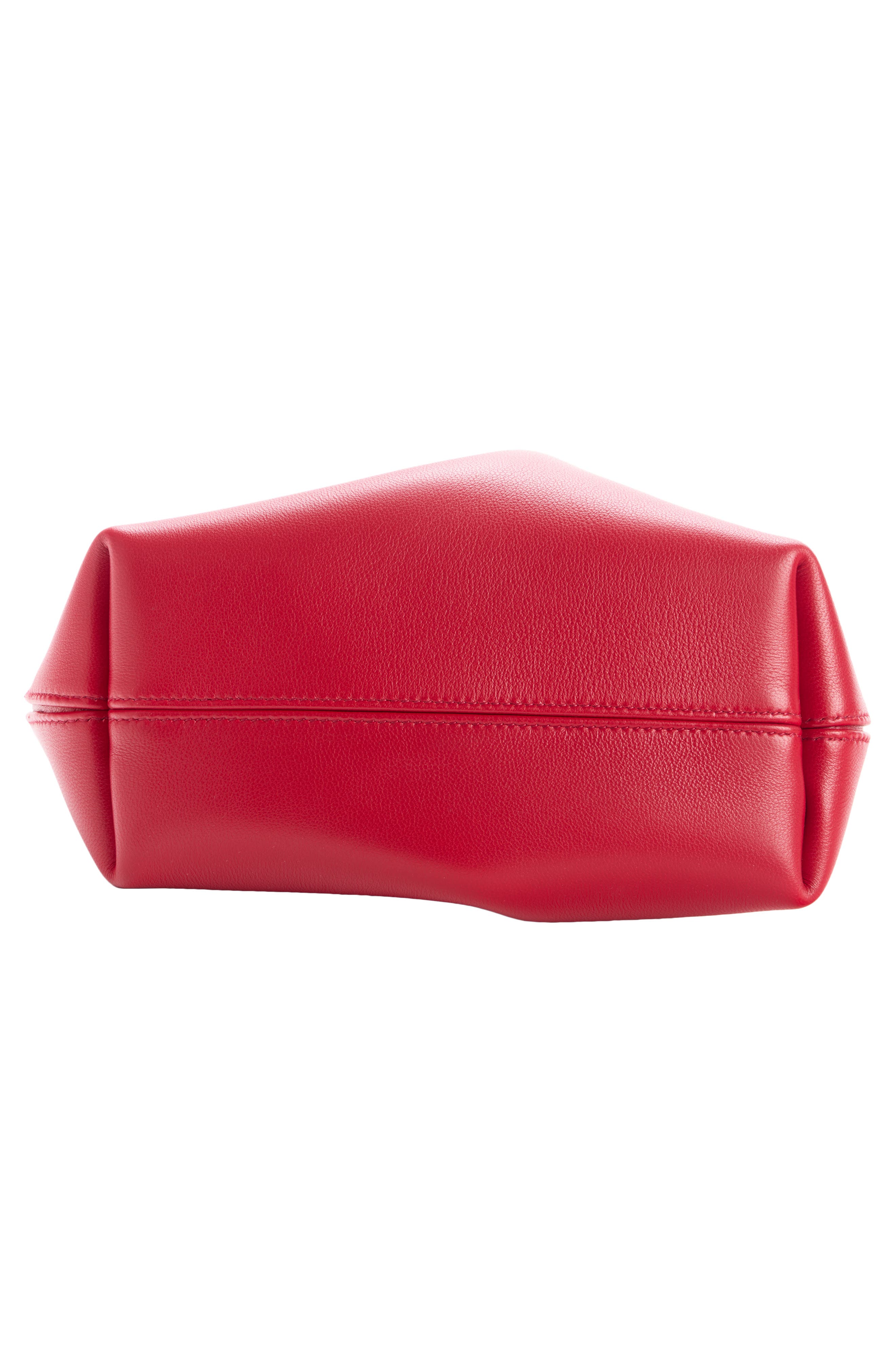Mini Pinch Me Leather Tote, Alternate, color, 638-EQUESTRIAN RED