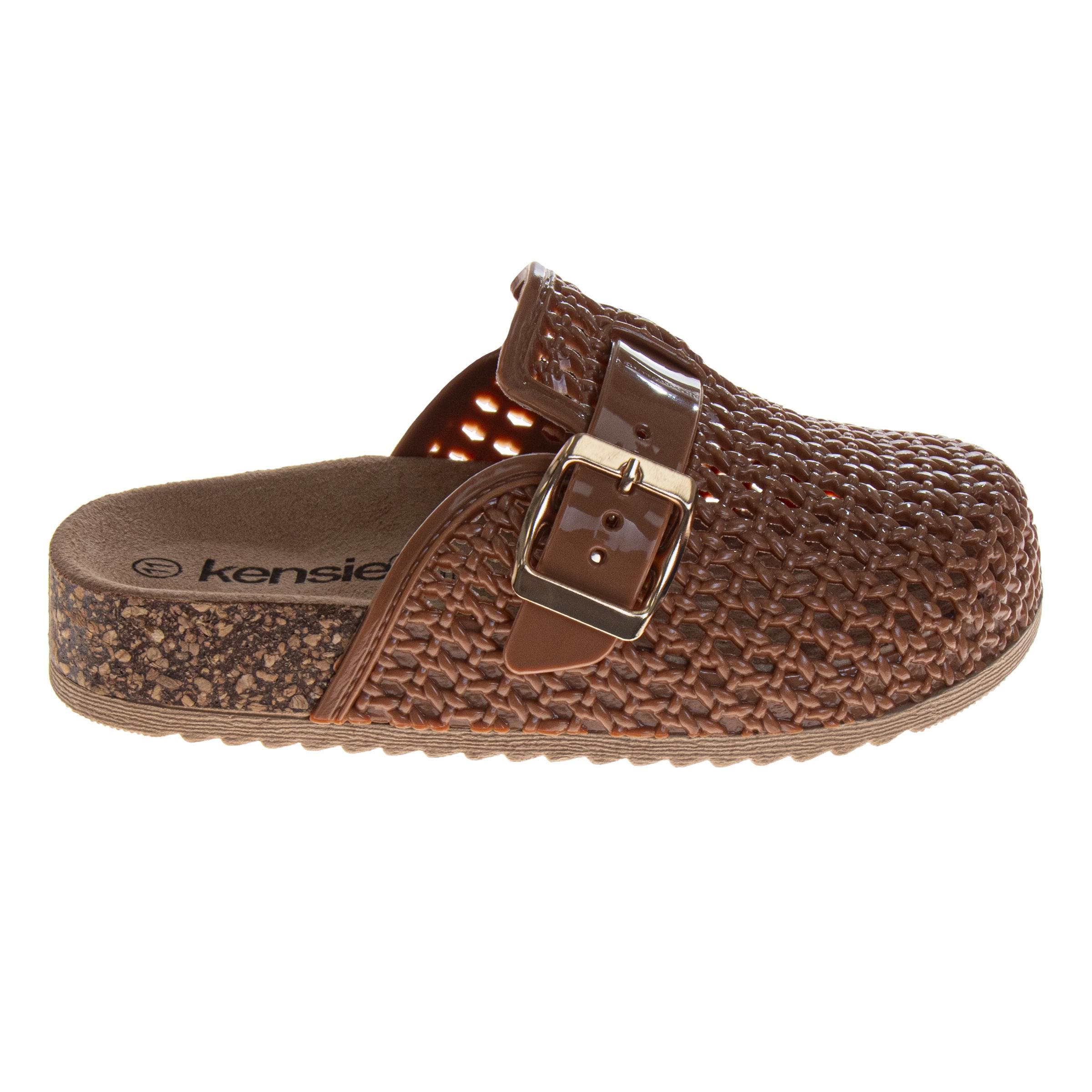 Kensie Girl Clogs Sandals, Alternate, color, Tan Solid