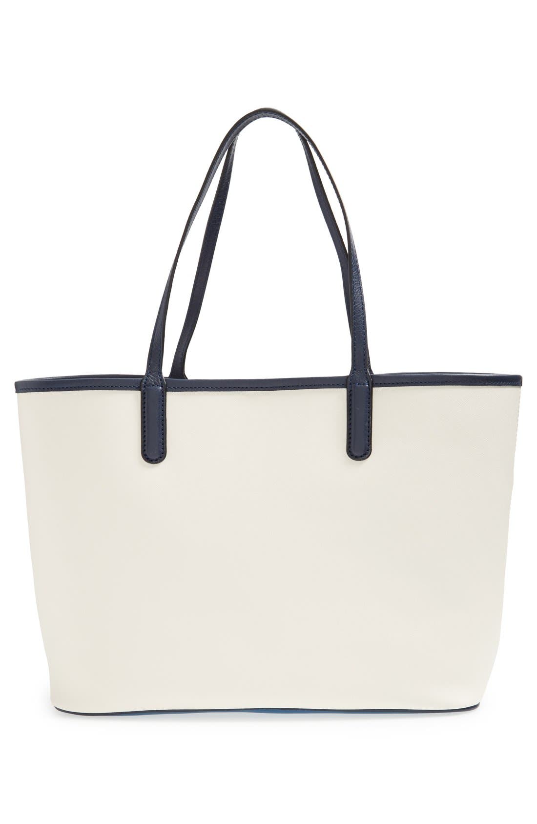 MARC BY MARC JACOBS 'Metropolitote 48' Leather Tote, Alternate, color, WHITE BIRCH MULTI