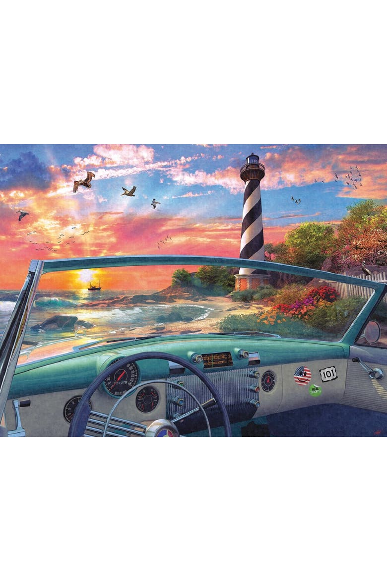 Cape Hatteras Drive 500 piece Jigsaw Puzzle for Adults, Alternate, color, Multicolor