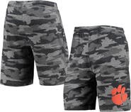 CONCEPTS SPORT Men's Concepts Sport Charcoal/Gray Clemson Tigers Camo Backup Terry Jam Lounge Shorts