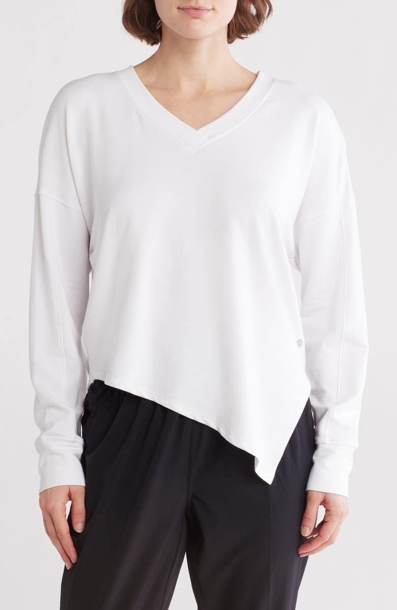 APANA Longevity Asymmetric T-Shirt, Main, color,