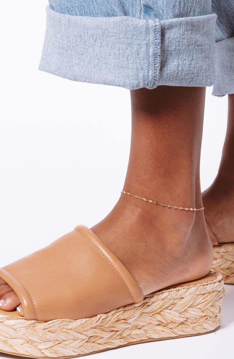 Set & Stones Rio Anklet, Alternate, color, Gold