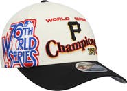 New Era Men's New Era Cream/Black Pittsburgh Pirates World Series 9FORTY M-Crown Adjustable Hat