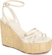 Valentino Garavani Raflower Platform Wedge Sandal