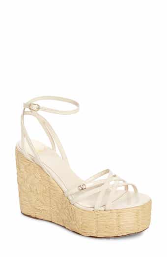 Valentino Garavani Raflower Platform Wedge Sandal