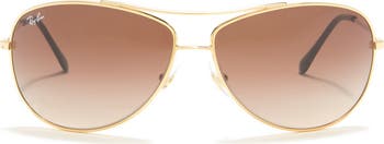 63mm Aviator Sunglasses