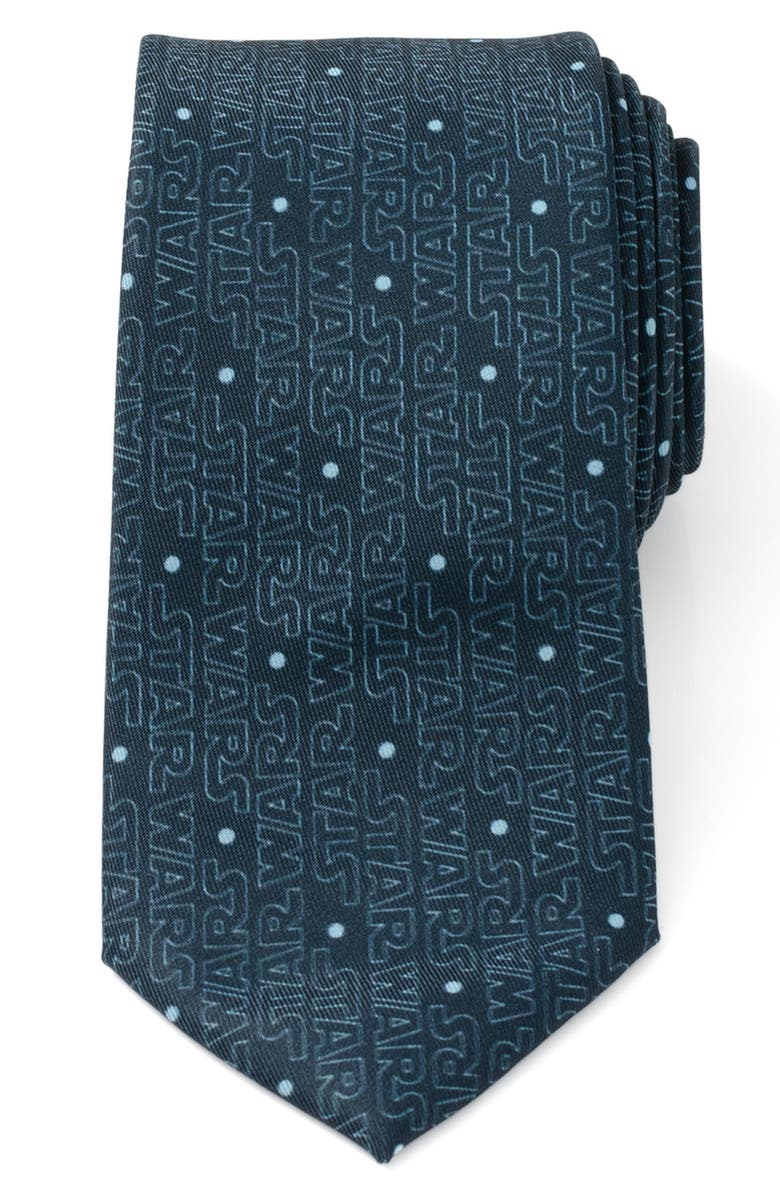 Cufflinks, Inc. Star Wars<sup>™</sup> Logo Tie, Main, color, Blue