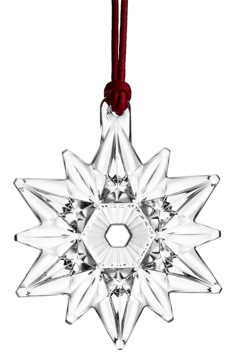 Waterford Mini Star Crystal Ornament, Alternate, color,