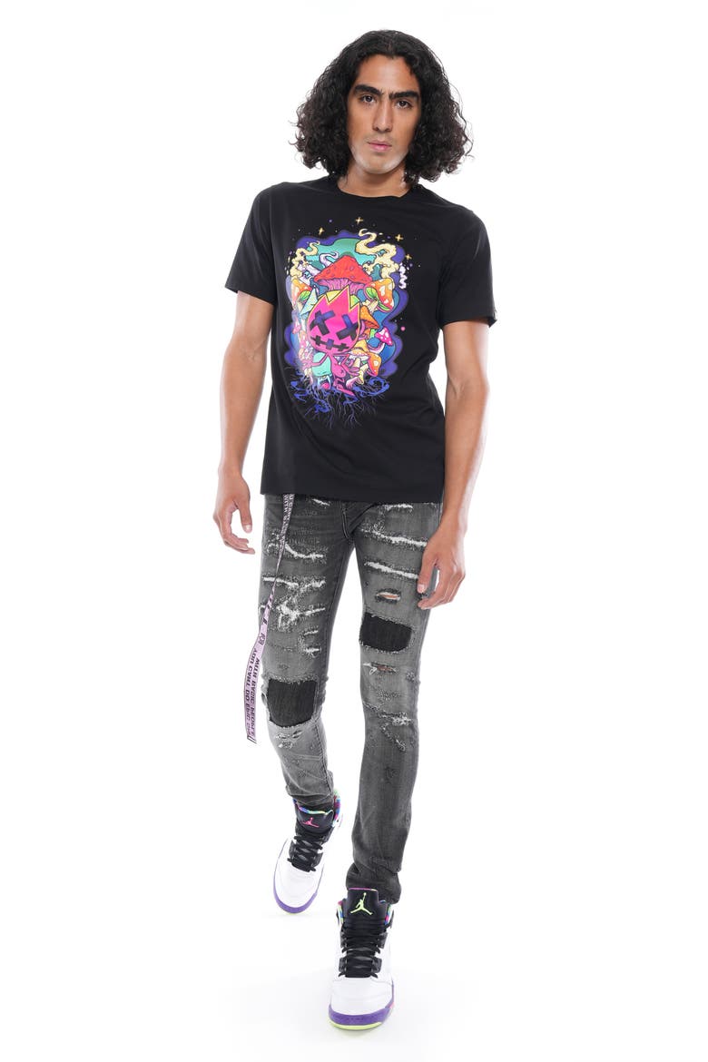 Shimuchan Shroom Graphic T-Shirt, Alternate, color, BLACK
