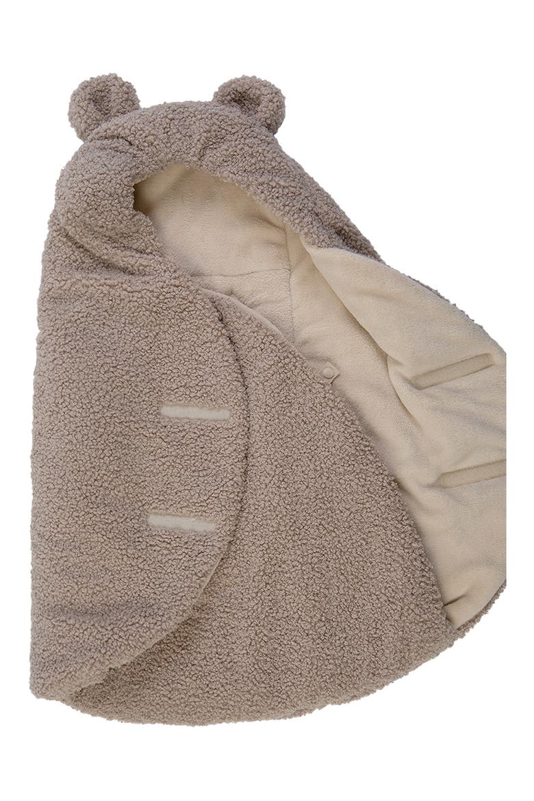 Nido Teddy Wrap Swaddle, Alternate, color, OATMEAL
