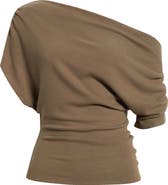 Reformation Iris Off Shoulder Knit Top