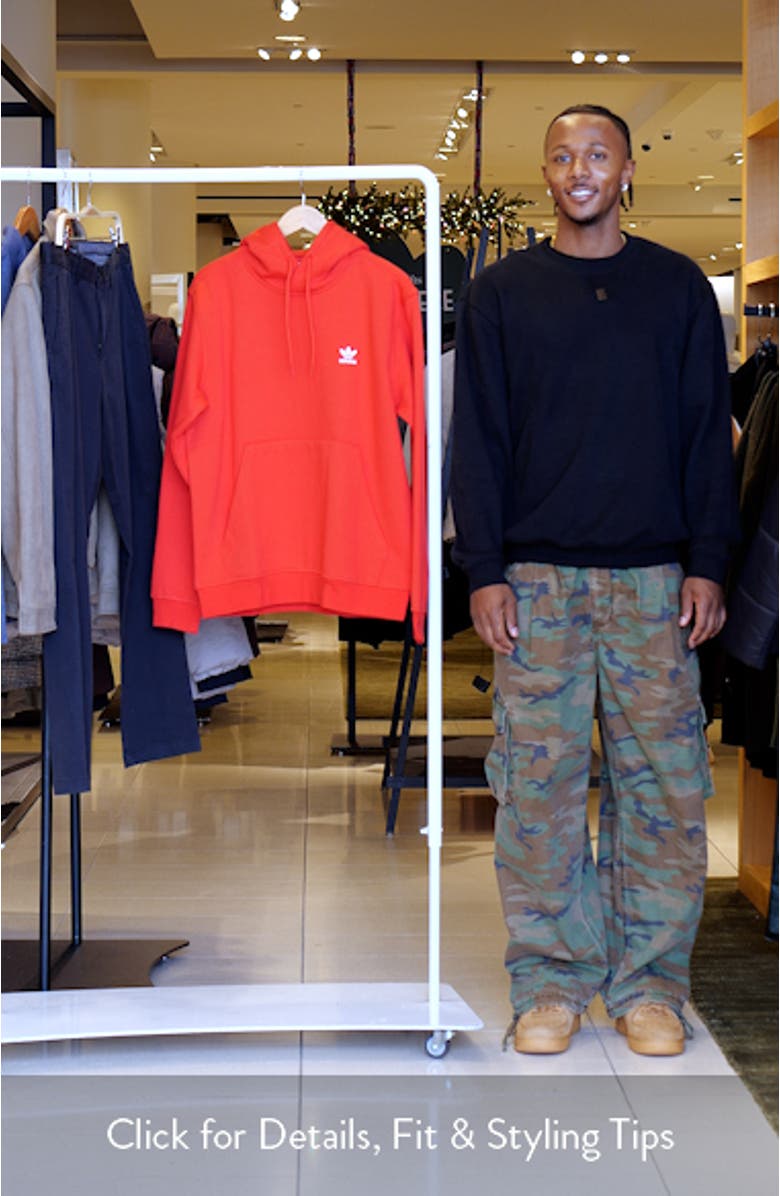 Trefoil Essentials Pullover Hoodie, sales video thumbnail