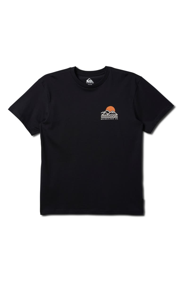 Quiksilver Blue Lines Graphic T-Shirt, Main, color,